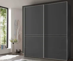 Sonate Pesaro Glas Kleiderschrank B225 cm