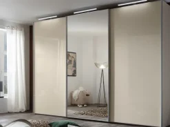 Sonate Rom Kleiderschrank Schiebetüren Spiegel B400 cm