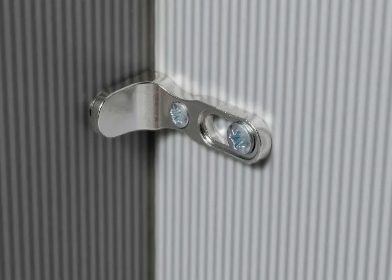 Split Kleiderschrank Glas durchsichtig