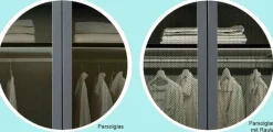 Split Kleiderschrank Parsolglas