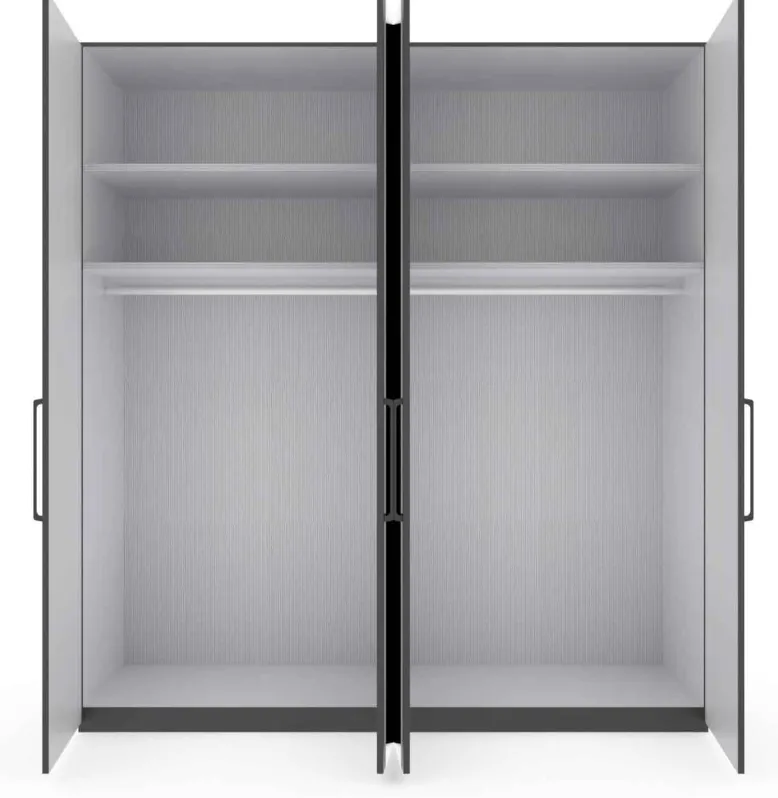 Split Kleiderschrank Parsolglas