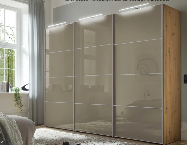 Staud Schwebetürenschrank Sinfonie Plus Glasfront