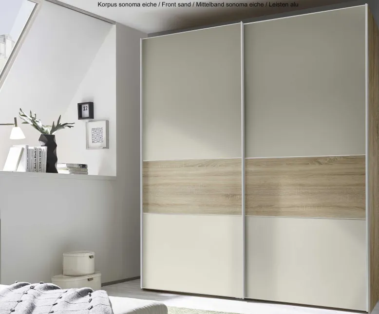Staud Sinfonie Plus Schwebetürenschrank 2-farbig