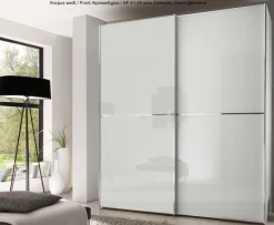 Staud Sinfonie Plus Schwebetürenschrank weiß