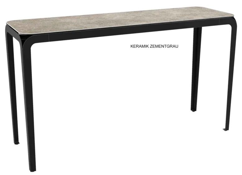 Sumatra Konsolentisch Metall / Keramik