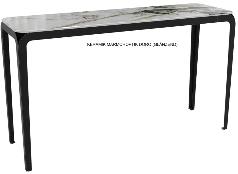 Sumatra Konsolentisch Metall / Keramik
