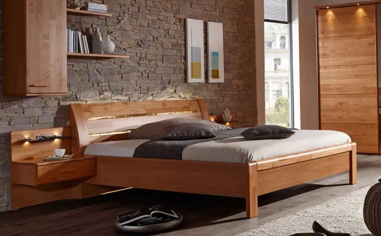 Toledo Bett mit LED