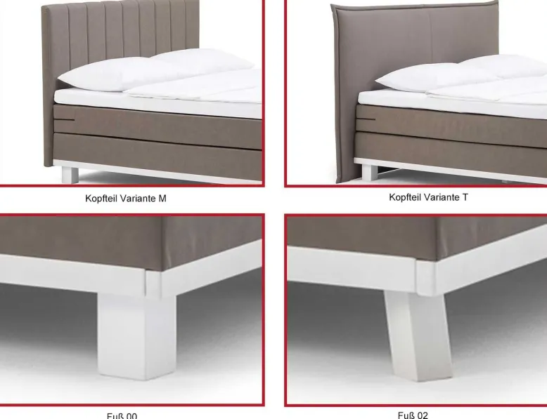 Trendi Boxspringbett 100x200