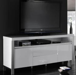 TV Möbel weiß Hochglanz