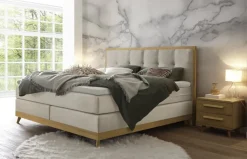 Villa Boxspringbett Holzrahmen