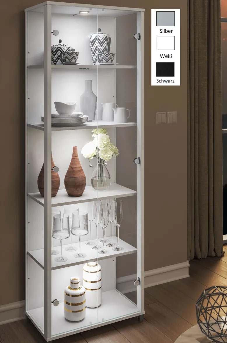 Vitrinenschrank mit Beleuchtung